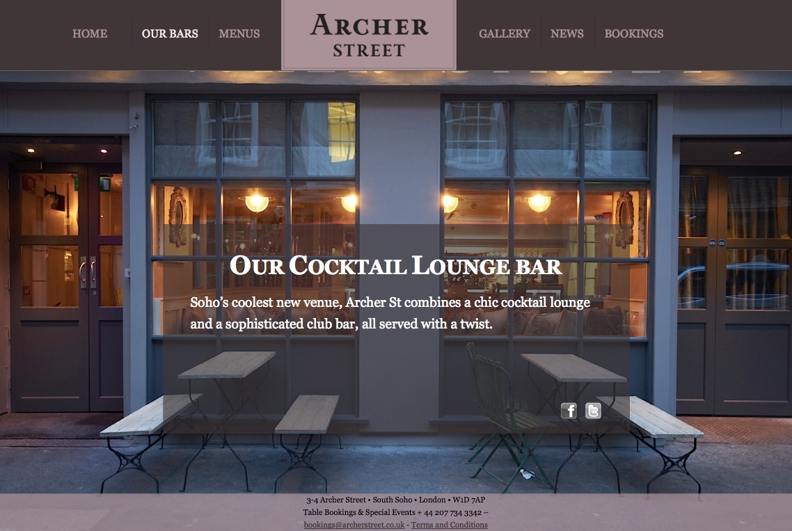 archer street - Web Design Dubai