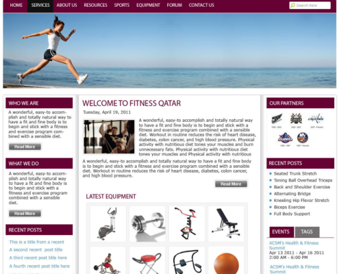 FitnessQatar 495x400 - Dubai Web Design