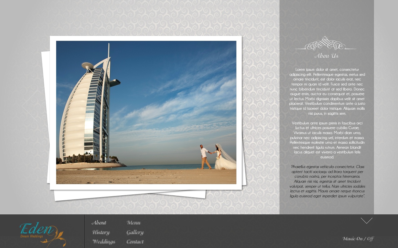 eden weddings - Web Design Dubai