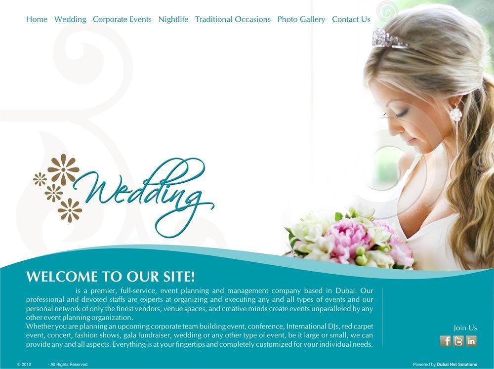 wedding 01 - Web Design Dubai
