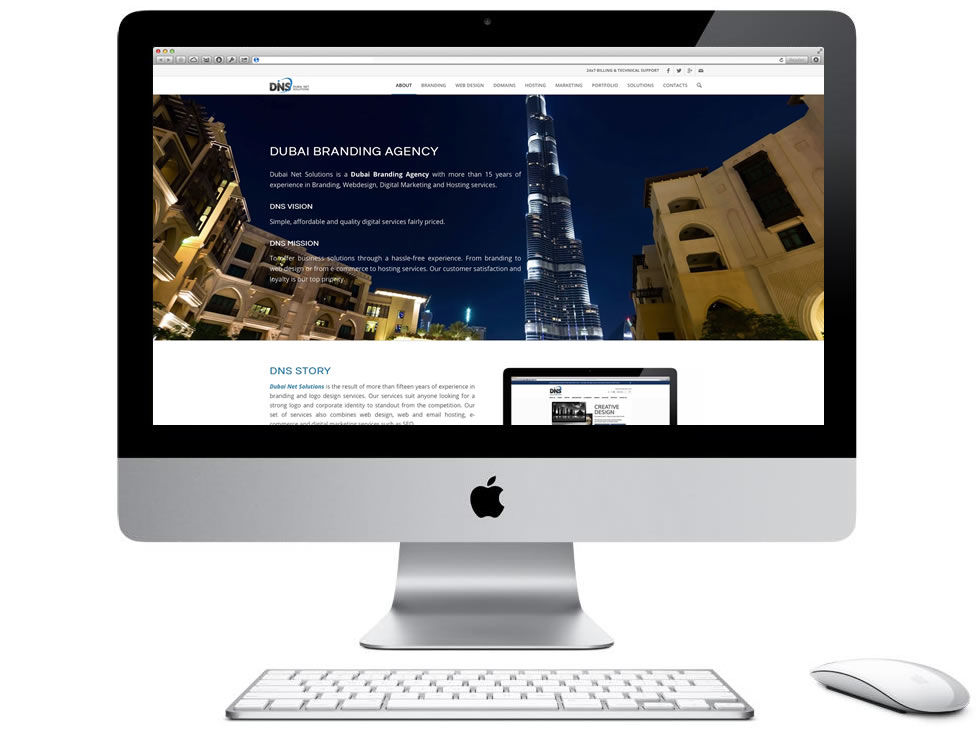 iMac website dns - About Dubai Net Solutions